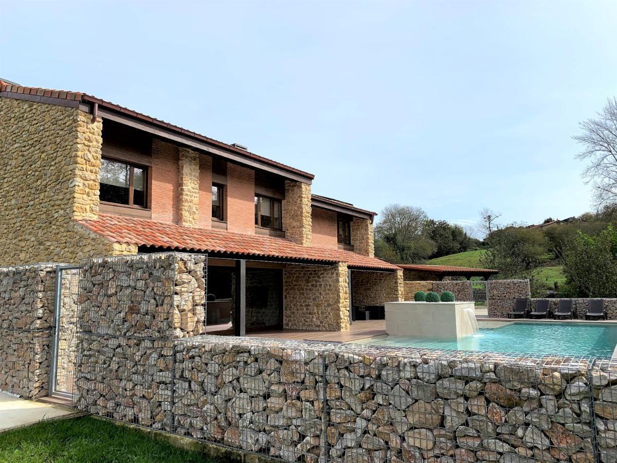 2 Apartamentos en villa con piscina privada en Asturias El Marquesau Noriega Exterior foto