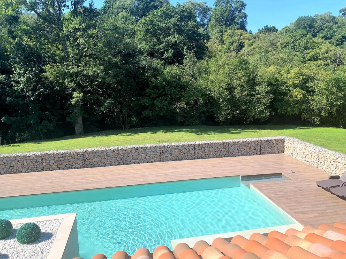 2 Apartamentos en villa con piscina privada en Asturias El Marquesau Noriega Exterior foto