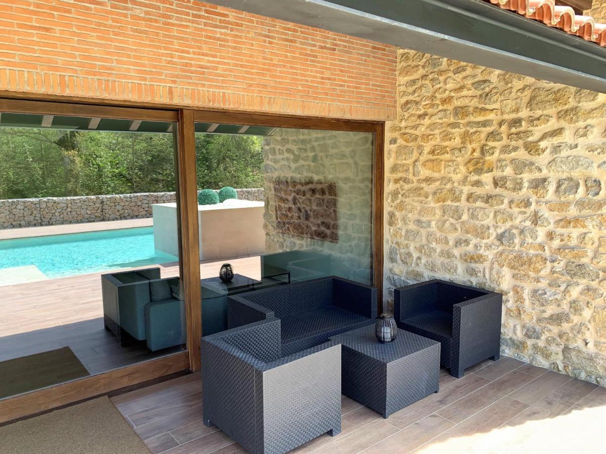 2 Apartamentos en villa con piscina privada en Asturias El Marquesau Noriega Exterior foto